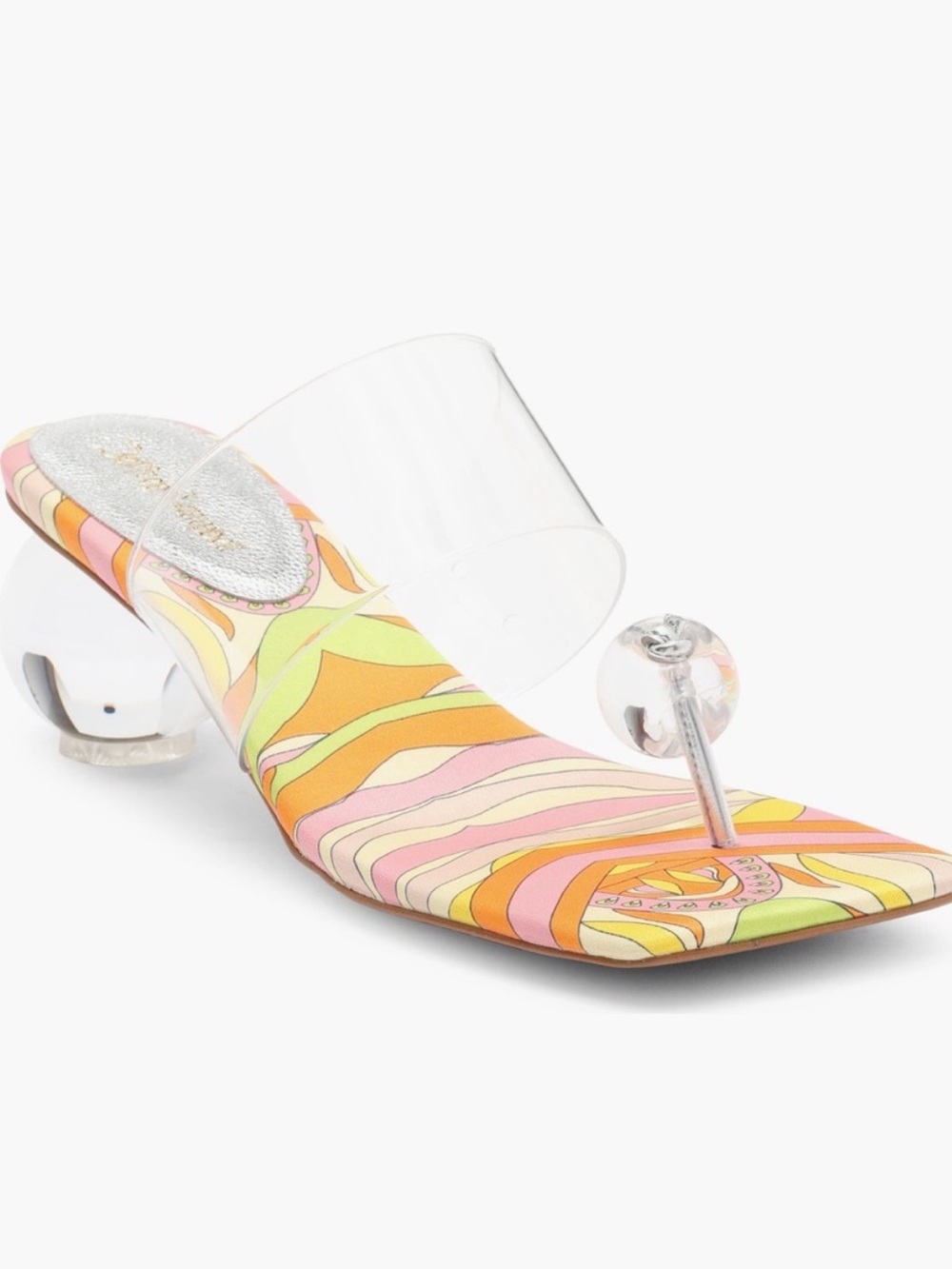 Jeffrey Campbell Latus Clear Sandals Heels